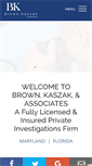 Mobile Screenshot of brownandkaszak.com
